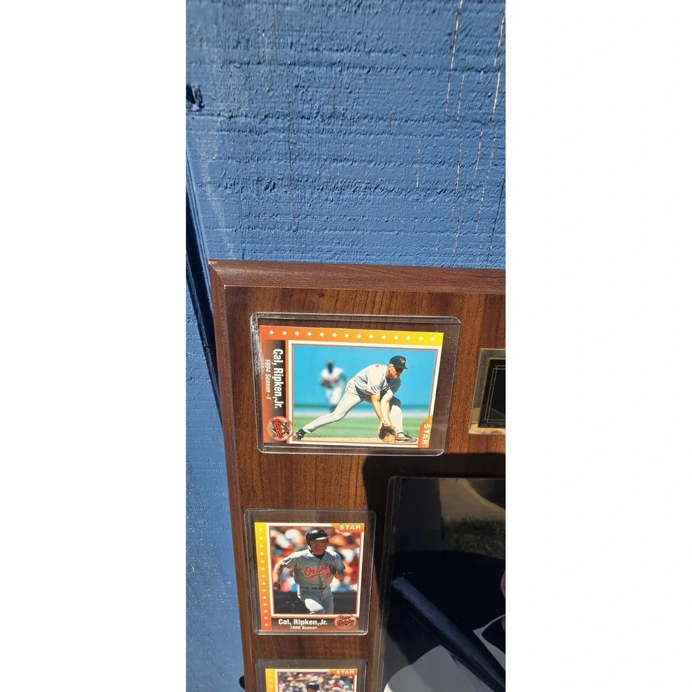 Cal Ripkin Jr. Commemorative Wooden Display Plaque Baltimore Orioles Baseball
